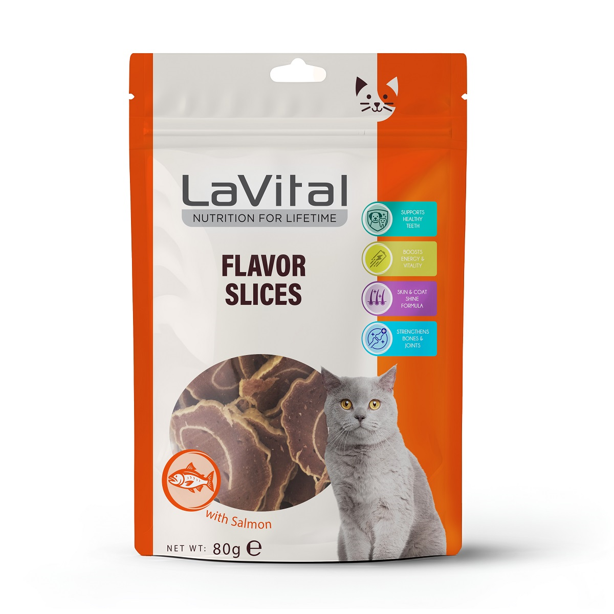 LaVital Kedi Ödül Maması Somonlu  80 gr