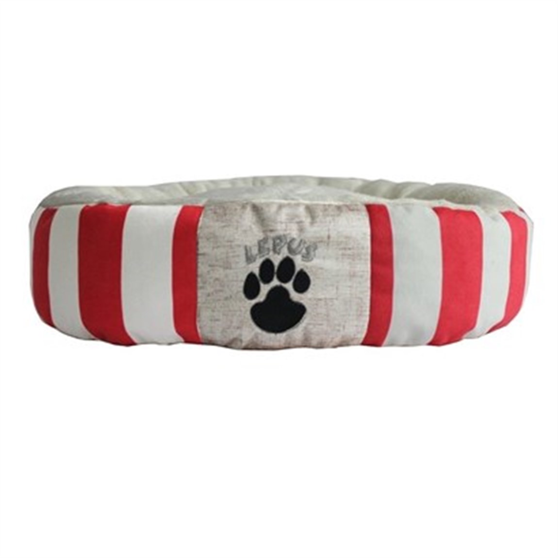 Lepus Simit Kedi Ve Köpek Yatağı 57x16 Kırmızı