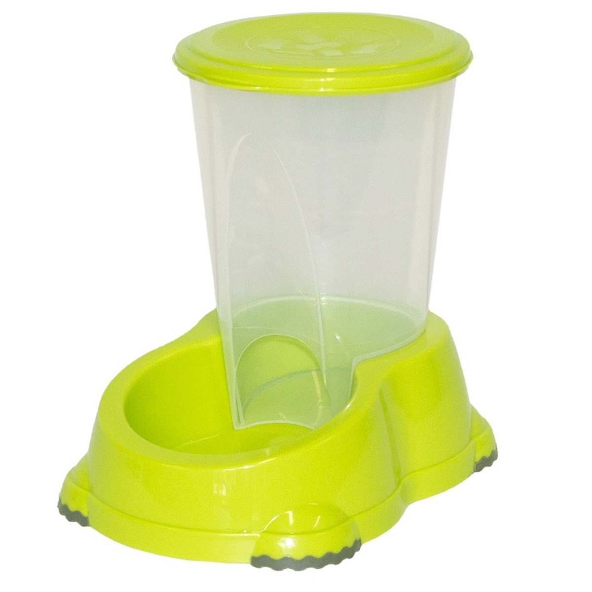 Maderna Saklamalı Köpek Mama Kabı Yeşil 3 Lt