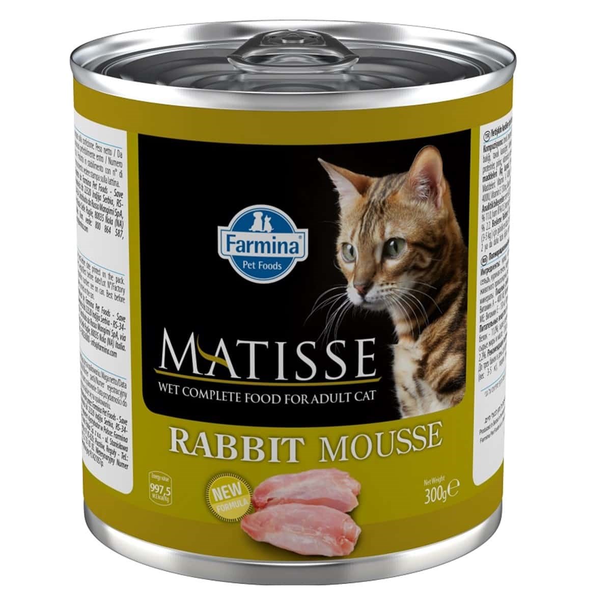 Matisse Rabbit Mousse  Tavşanlı Kedi Konservesi 300 Gr