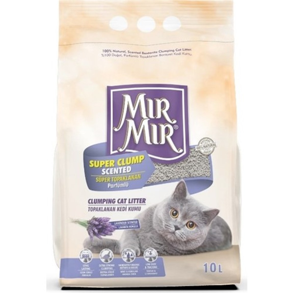 MırMır Lavantalı Kedi Kumu 5 Lt