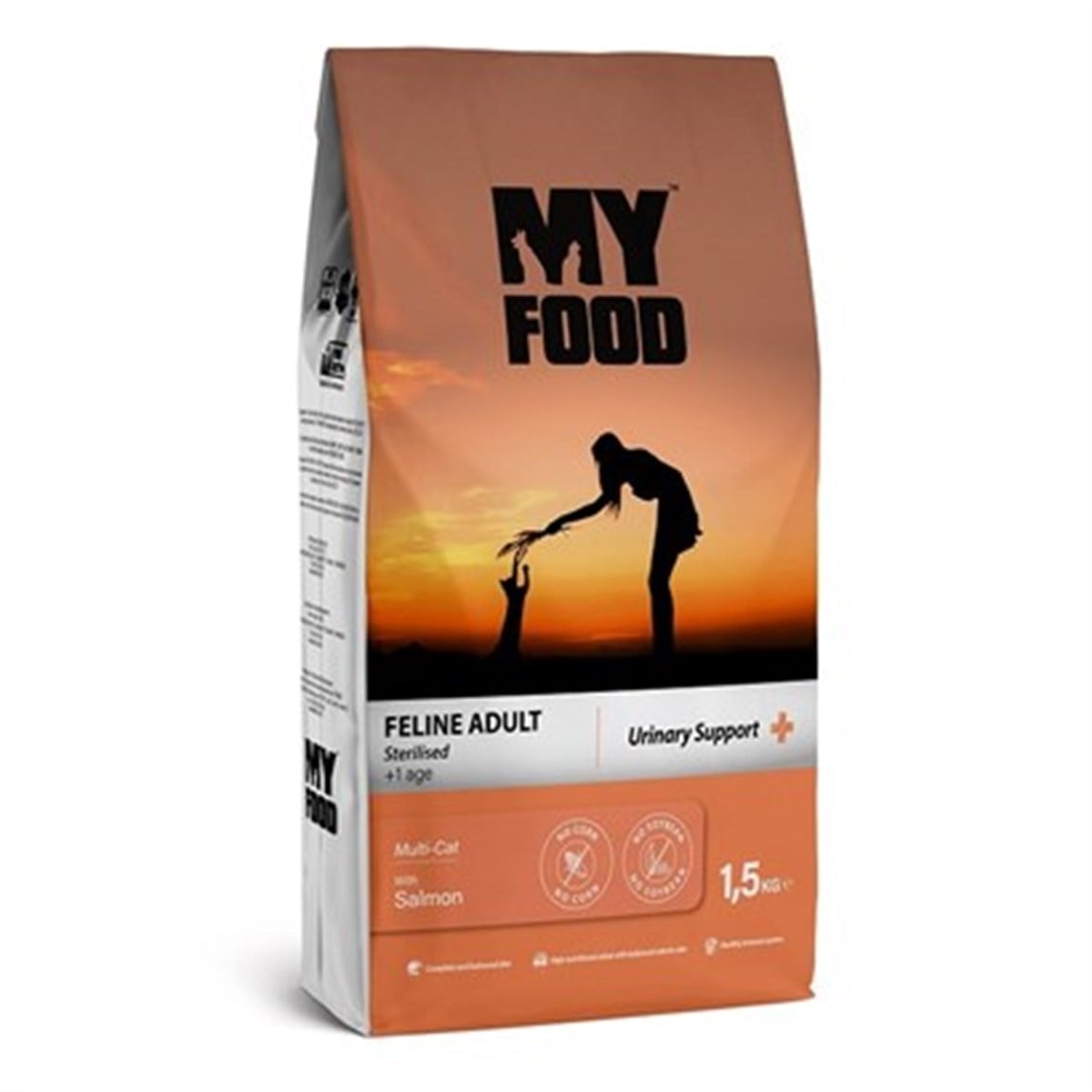 My Food Somonlu Kısırlaştırılmış Kedi Maması Urinary Support 1,5 Kg