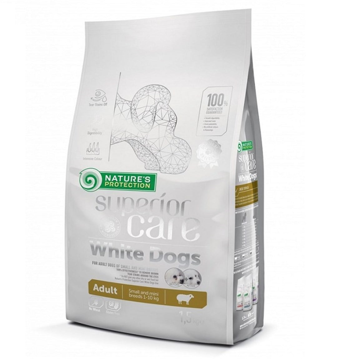 Nature's Protection Balıklı Beyaz Tüylü Köpek Maması 10 kg