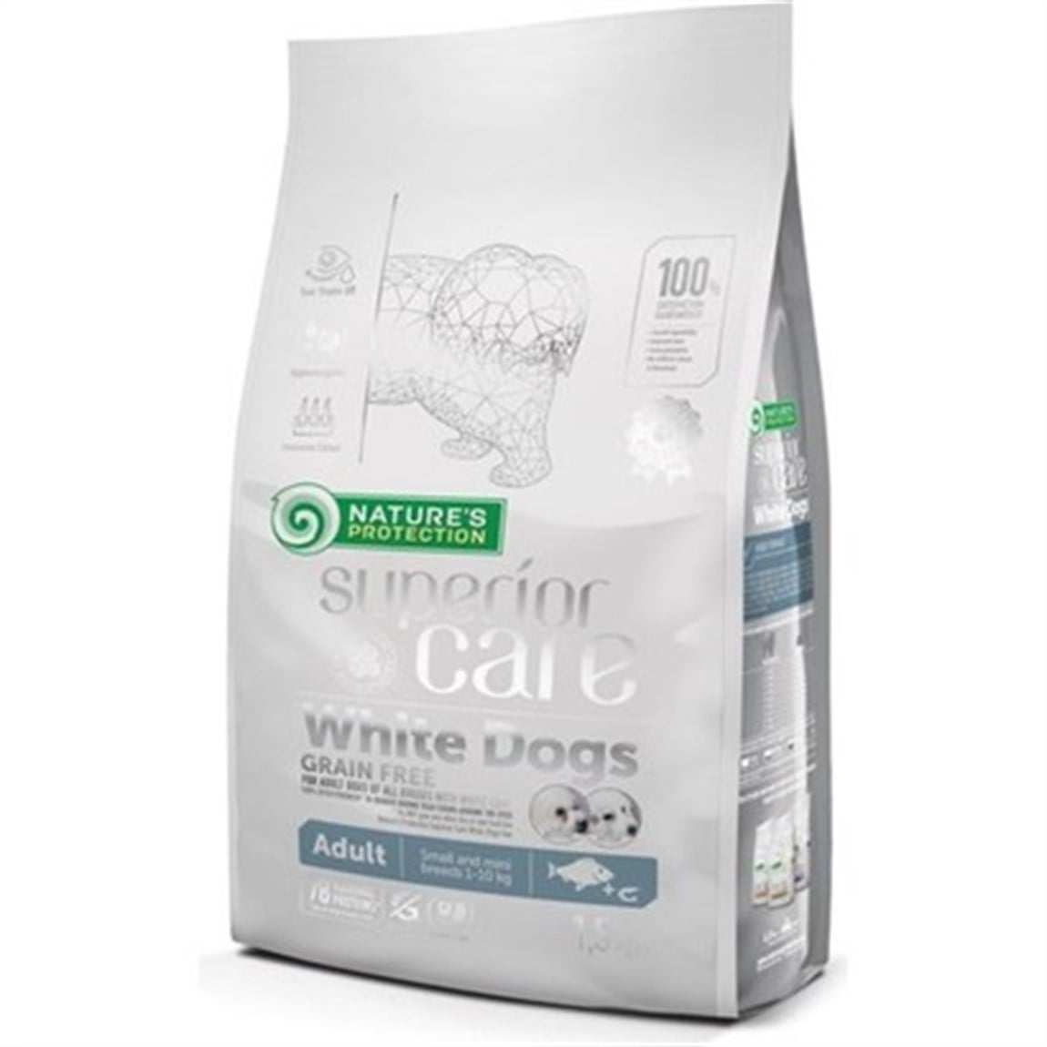 Nature's Protection Balıklı Beyaz Tüylü Köpek Maması 1.5kg