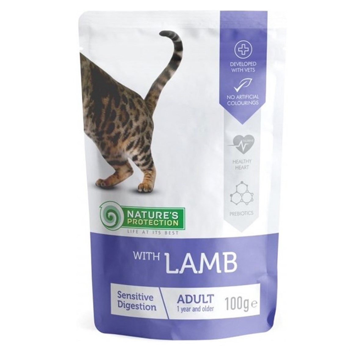 Nature's Protection Kuzu Etli Pouch Kedi Maması 100 Gr