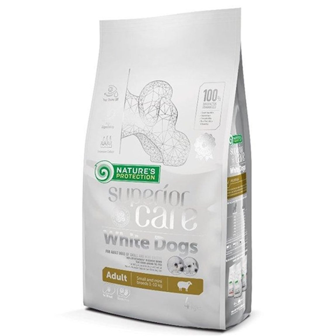 Nature's Protection Kuzulu Beyaz Tüylü Köpek Maması 4 kg