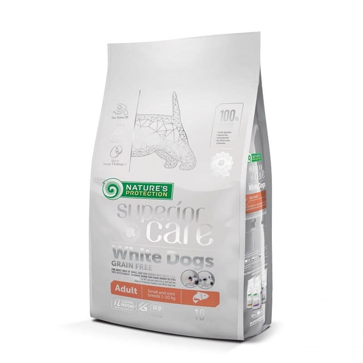 Nature's Protection Tahılsız Küçük Irk Beyaz Tüylü Köpek Maması 1.5kg