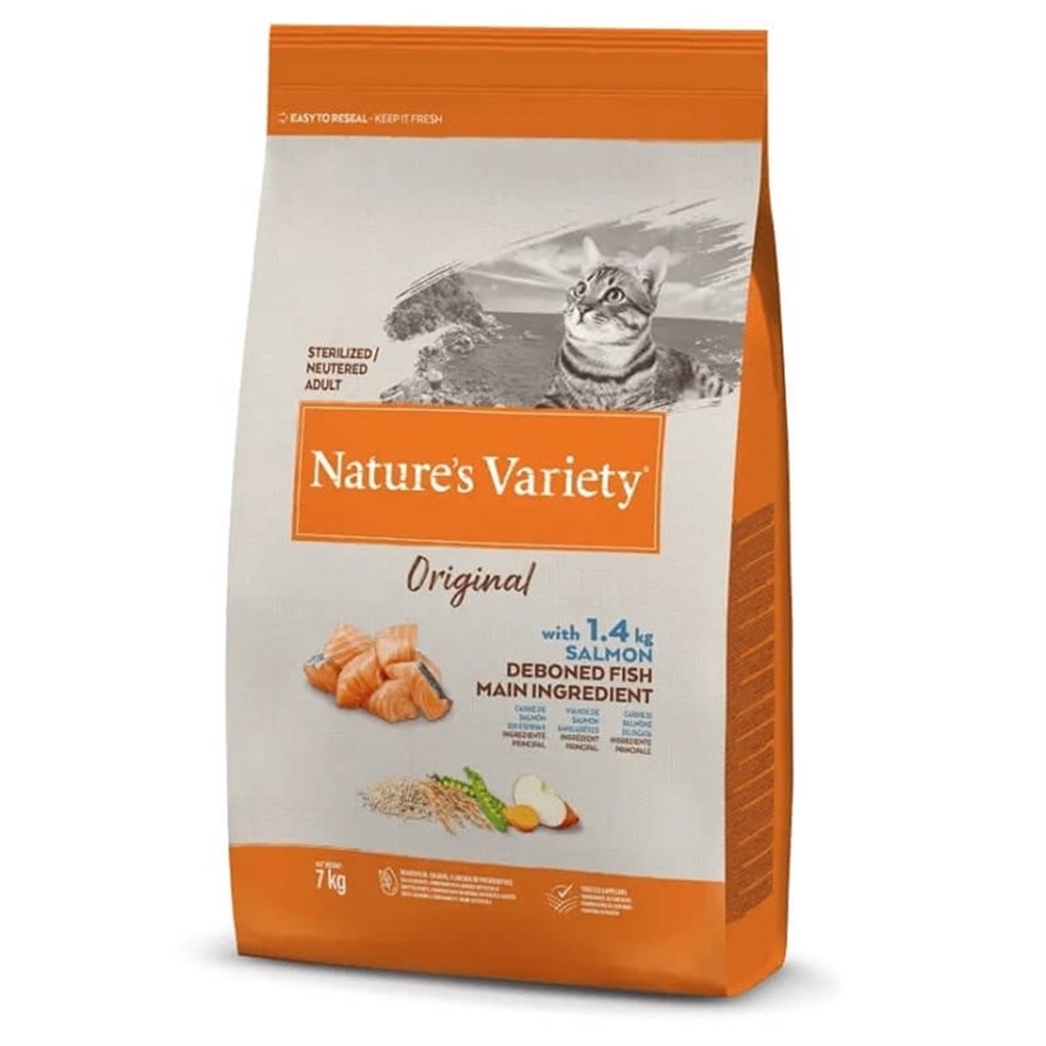 Natures Variety Somonlu Kısırlaştırılmış Kedi Maması 7 kg