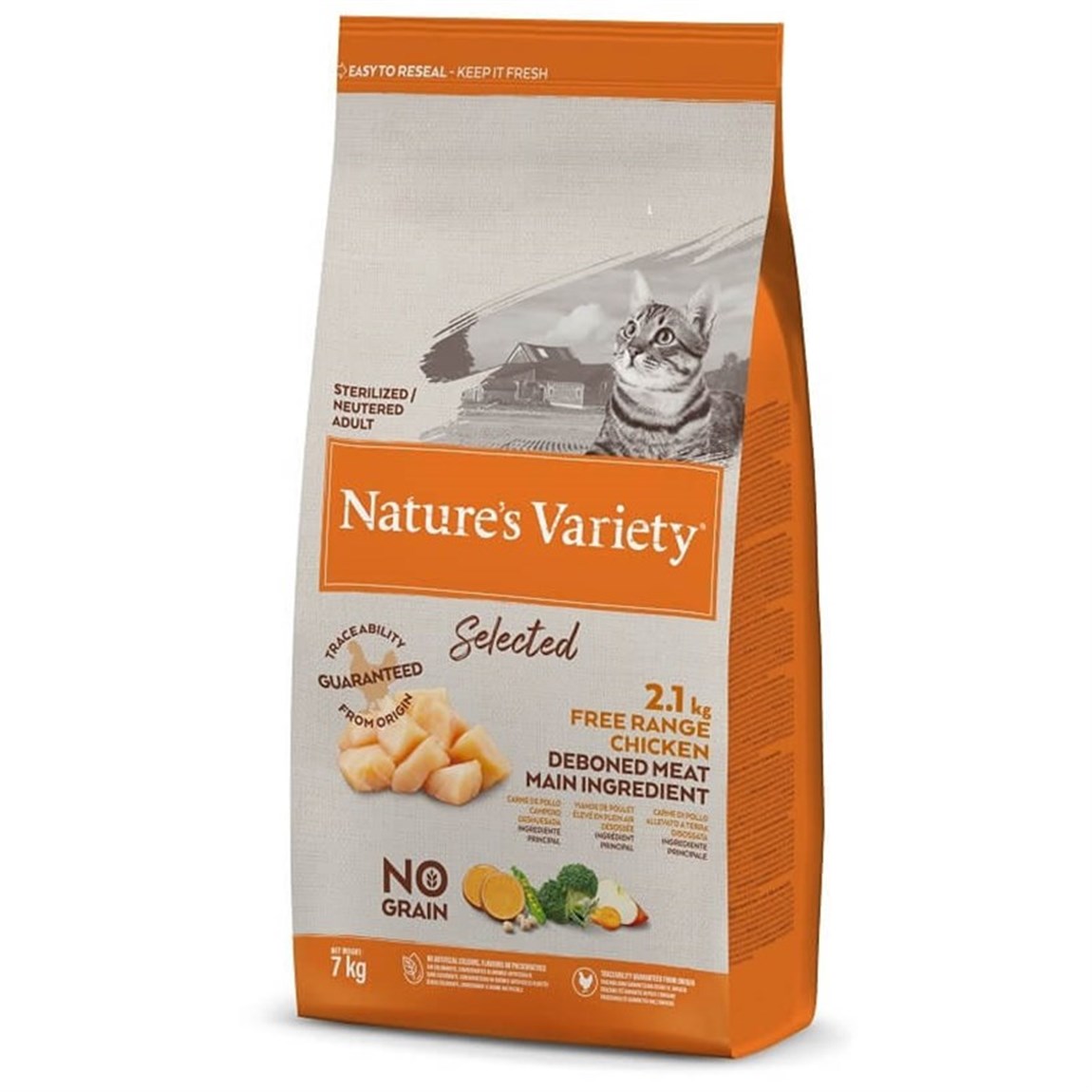 Natures Variety Tahılsız Tavuklu Kısırlaştırılmış Kedi Maması 7 kg