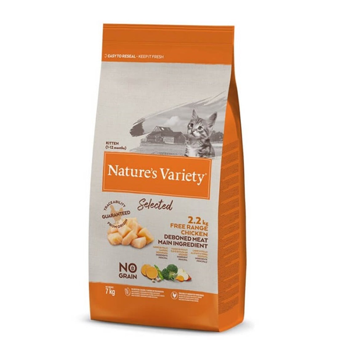 Natures Variety Tahılsız Tavuklu Yavru Kedi Maması 7 kg