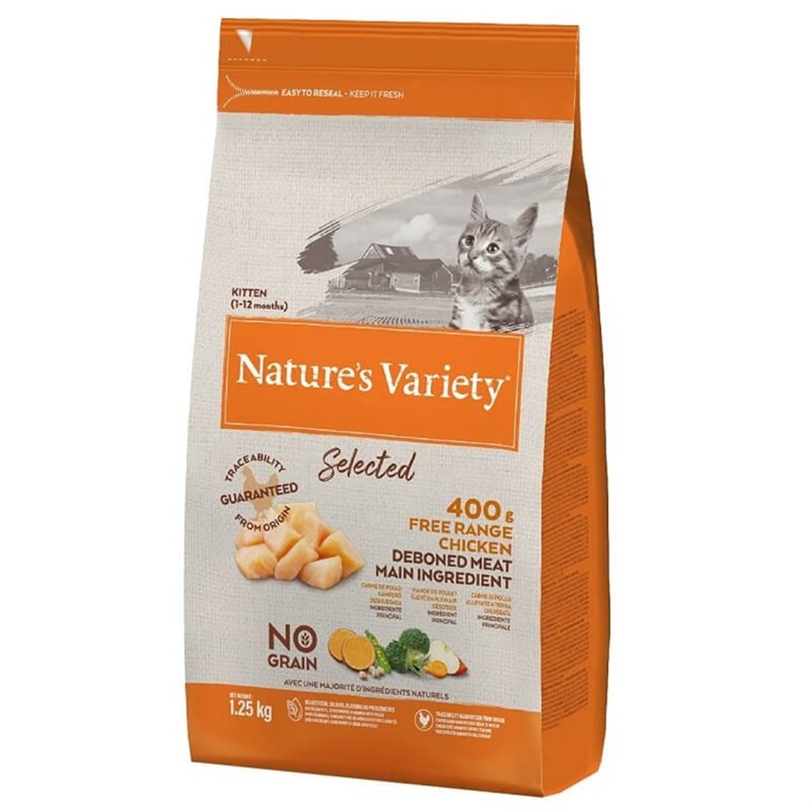 Natures Variety Tahılsız Tavuklu Yavru Kedi Maması 1.25 kg