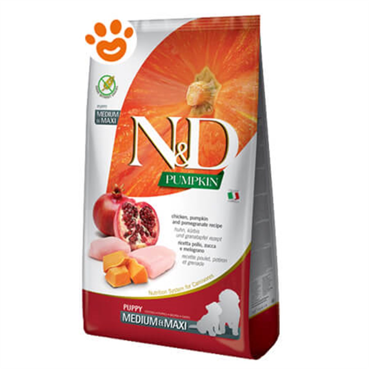 N&D Balkabaklı Tavuklu Narlı Yavru Köpek Maması 12Kg