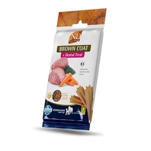 N&D Dental Treat Brown Coat Medium/Maxi Köpek Ödülü 60 Gr