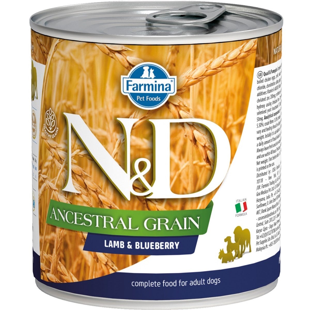 N&D Düşük Tahıllı Kuzulu Köpek Konserve Maması 285 GR