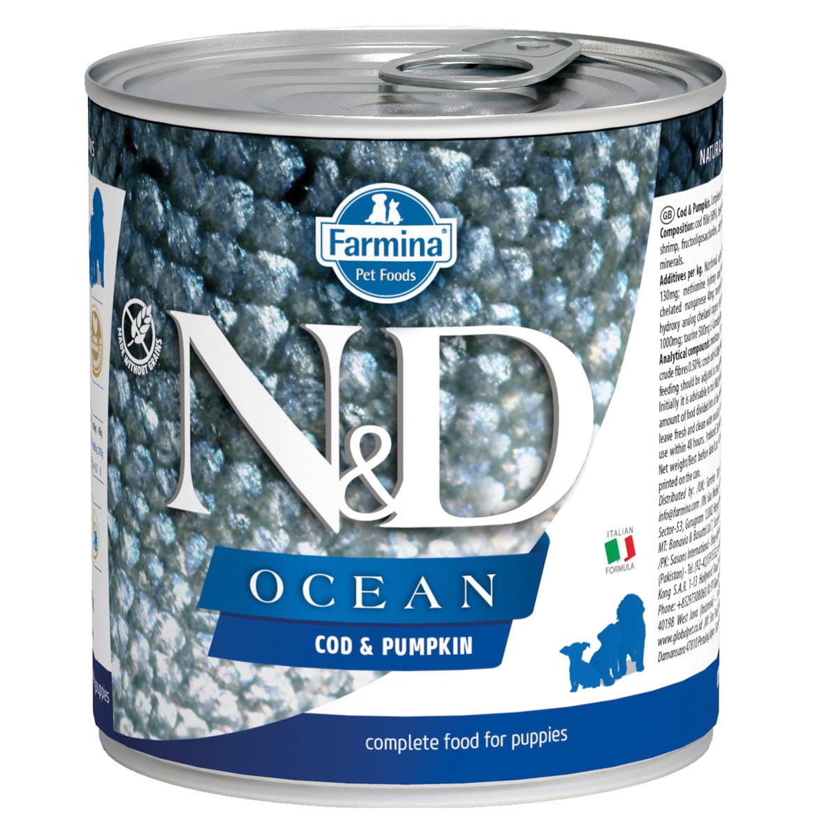 N&D Ocean Morina Balıklı Yavru Köpek Konservesi 285 GR