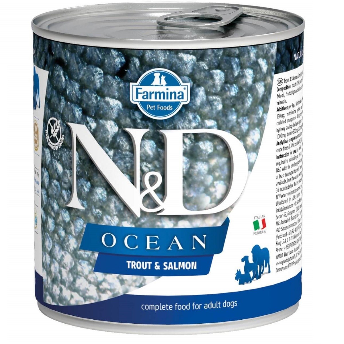 N&D Ocean Somon ve Alabalıklı Köpek Konservesi 285 GR