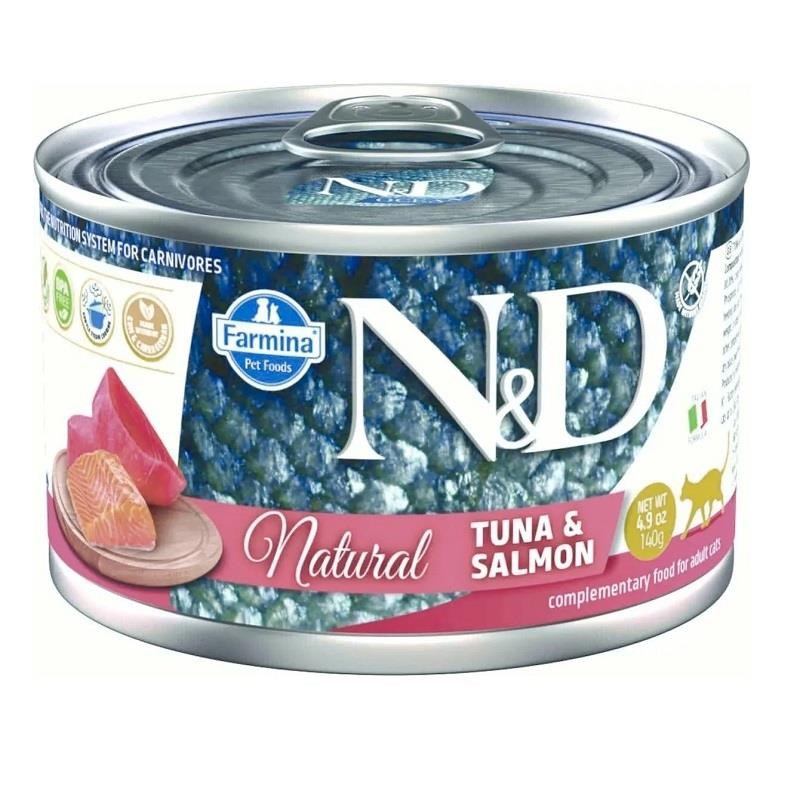 N&D Ton Balıklı ve Somonlu Kedi Konservesi 140 Gr