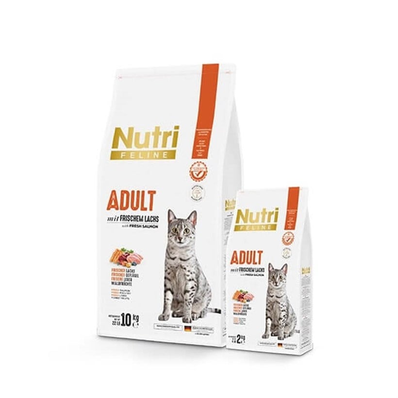 Nutri Feline Somonlu Tahılsız Yetişkin Kedi Maması 2 kg