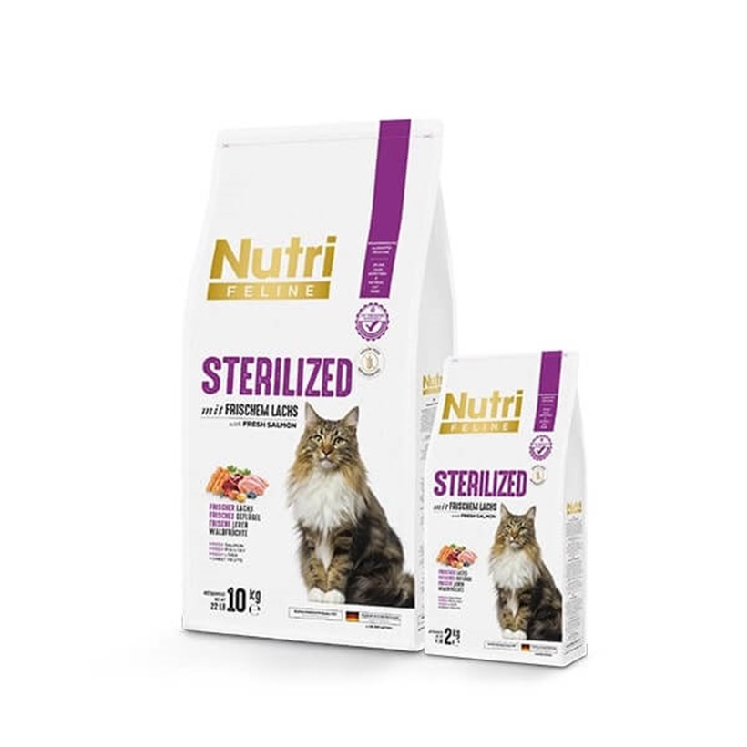 Nutri Feline Sterilised Kısırlaştırılmış Tahılsız Kedi Maması 2 kg