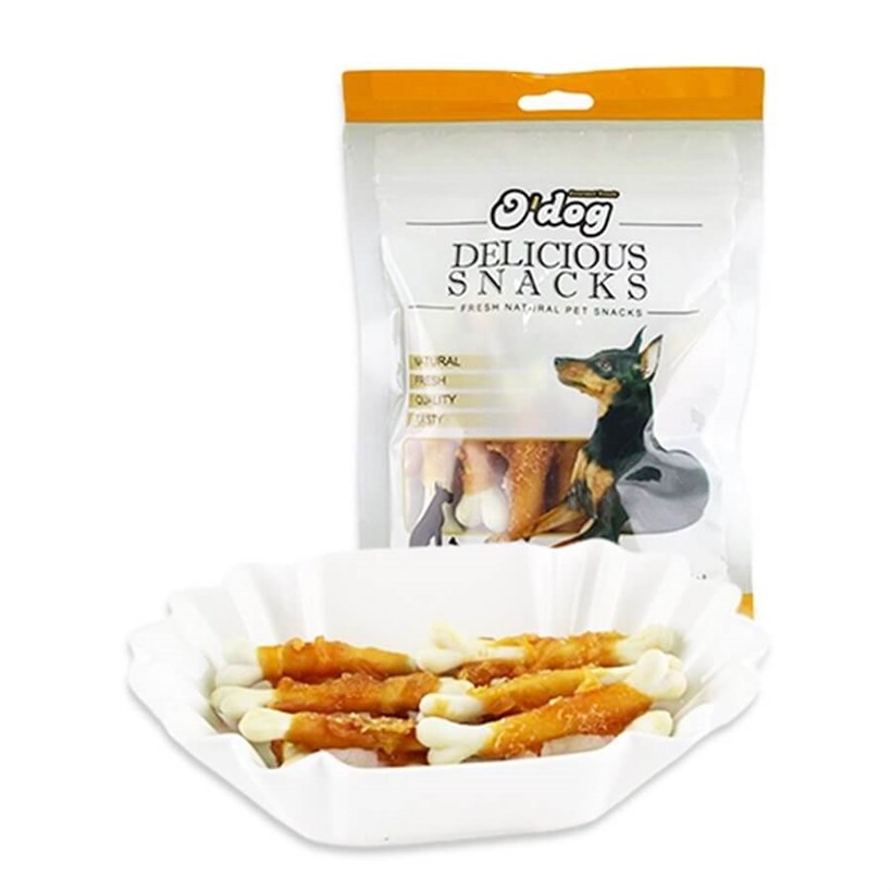 O Dog Tavuklu Sargılı Kemik Köpek Ödülü 100 Gr