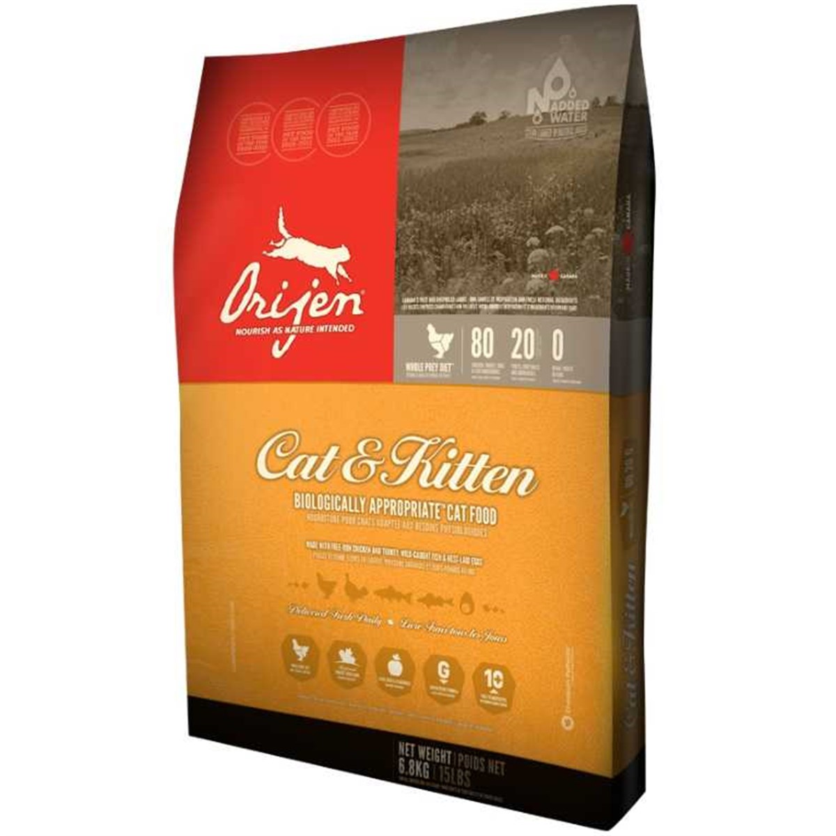 Orijen Yavru ve Yetişkin Kedi Maması 5,4 Kg