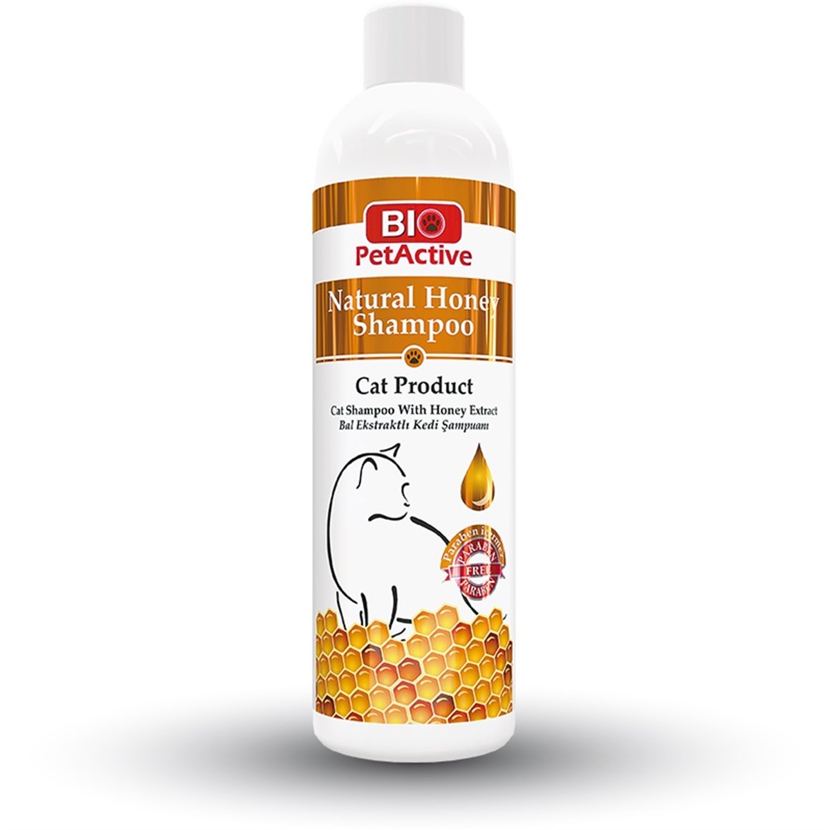 Pet Active Doğal Bal Özlü Kedi Şampuanı 250 Ml