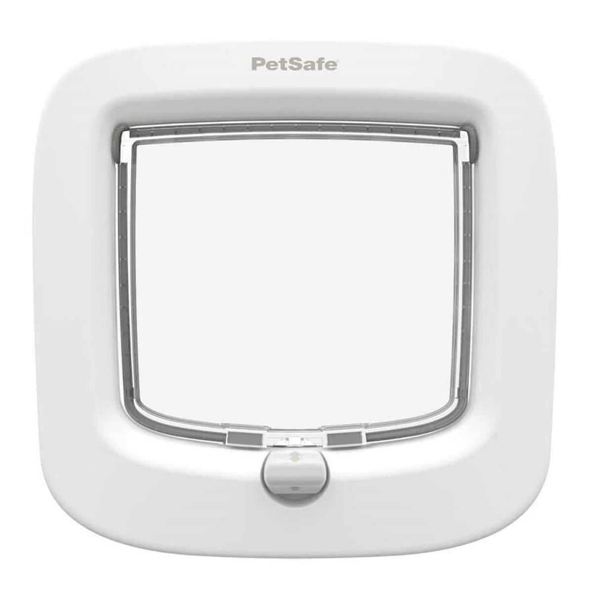 PetSafe Manuel 4 Yönlü Kilitli Kedi Kapısı Beyaz