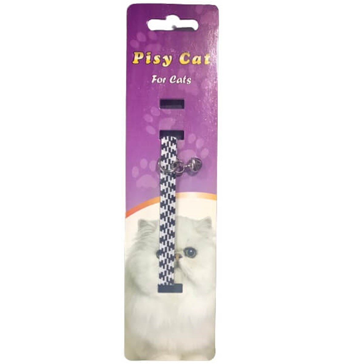 Pisy Cat Elastik Kedi Boyun Tasması Beyaz