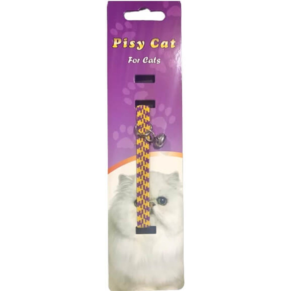 Pisy Cat Elastik Kedi Boyun Tasması Sarı