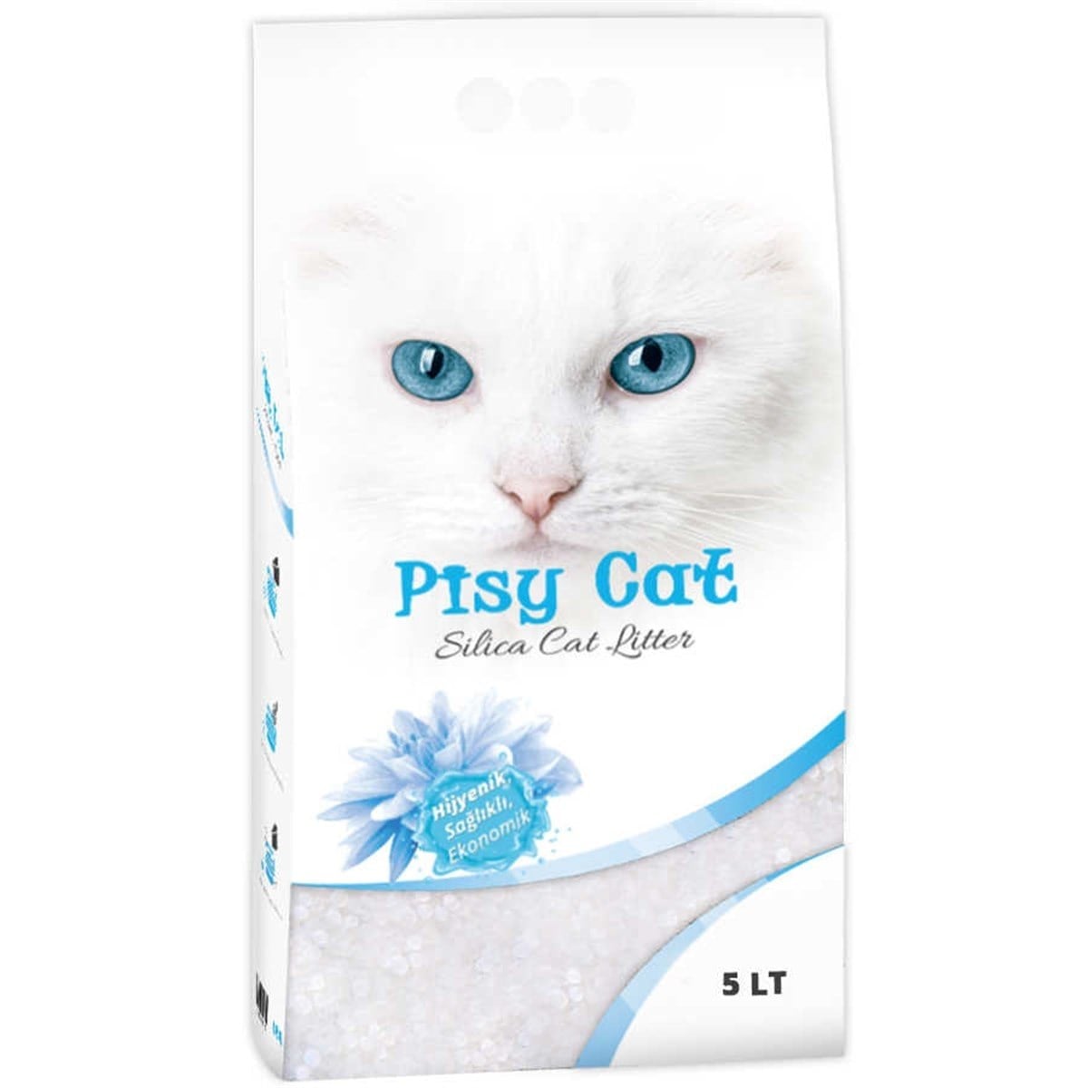 PisyCat Tozsuz Silika Kedi Kumu 5 Lt