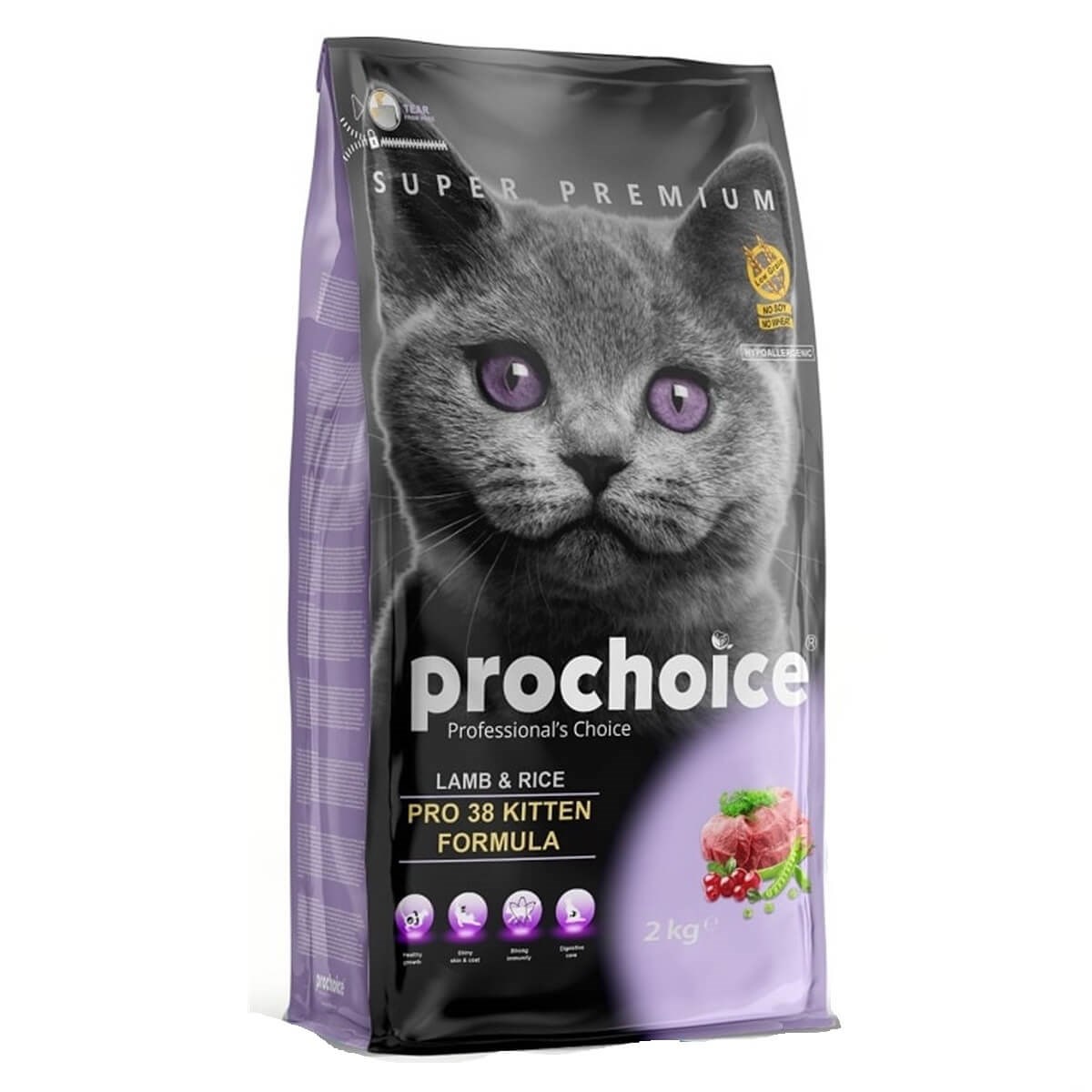 Pro Choice Pro 38  Kitten Kuzu Etli Yavru Kedi Maması 400 gr