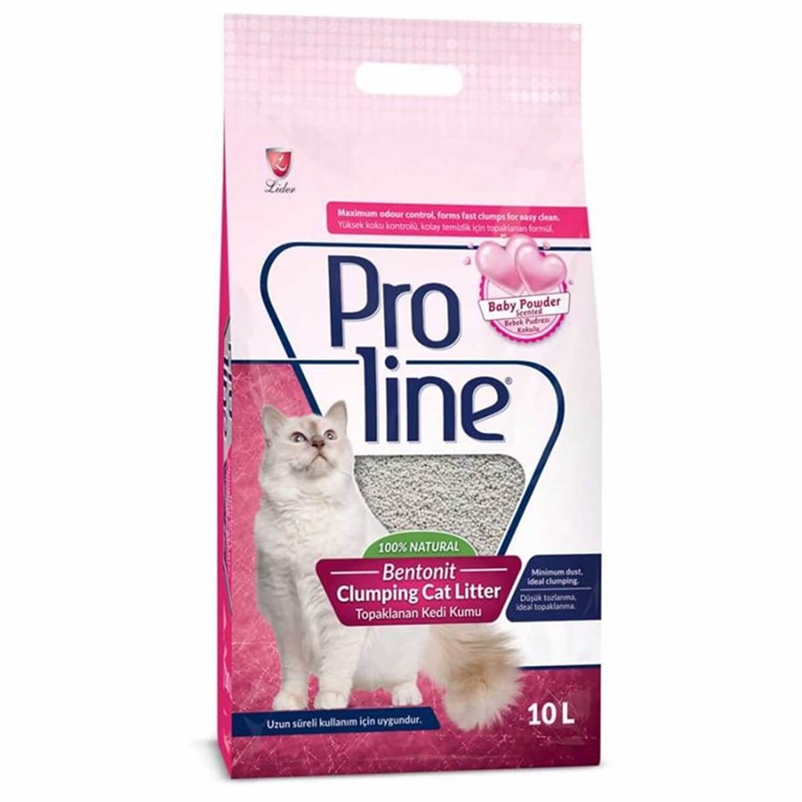 Pro Line Topaklanan Kedi Kumu Parfümlü 10 Lt KALIN