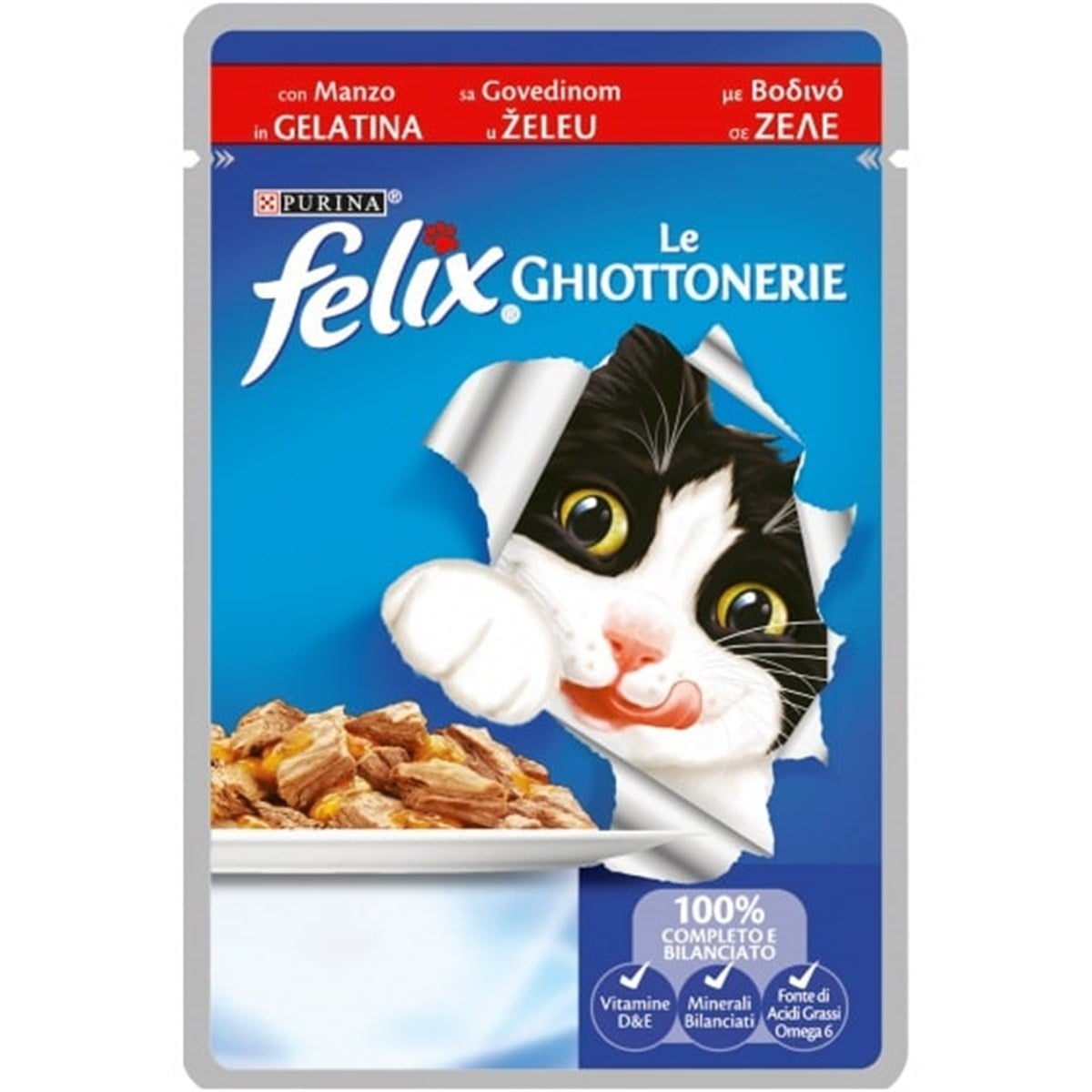 Purina Felix Junior Etli Yavru Kedi Maması 100 Gr