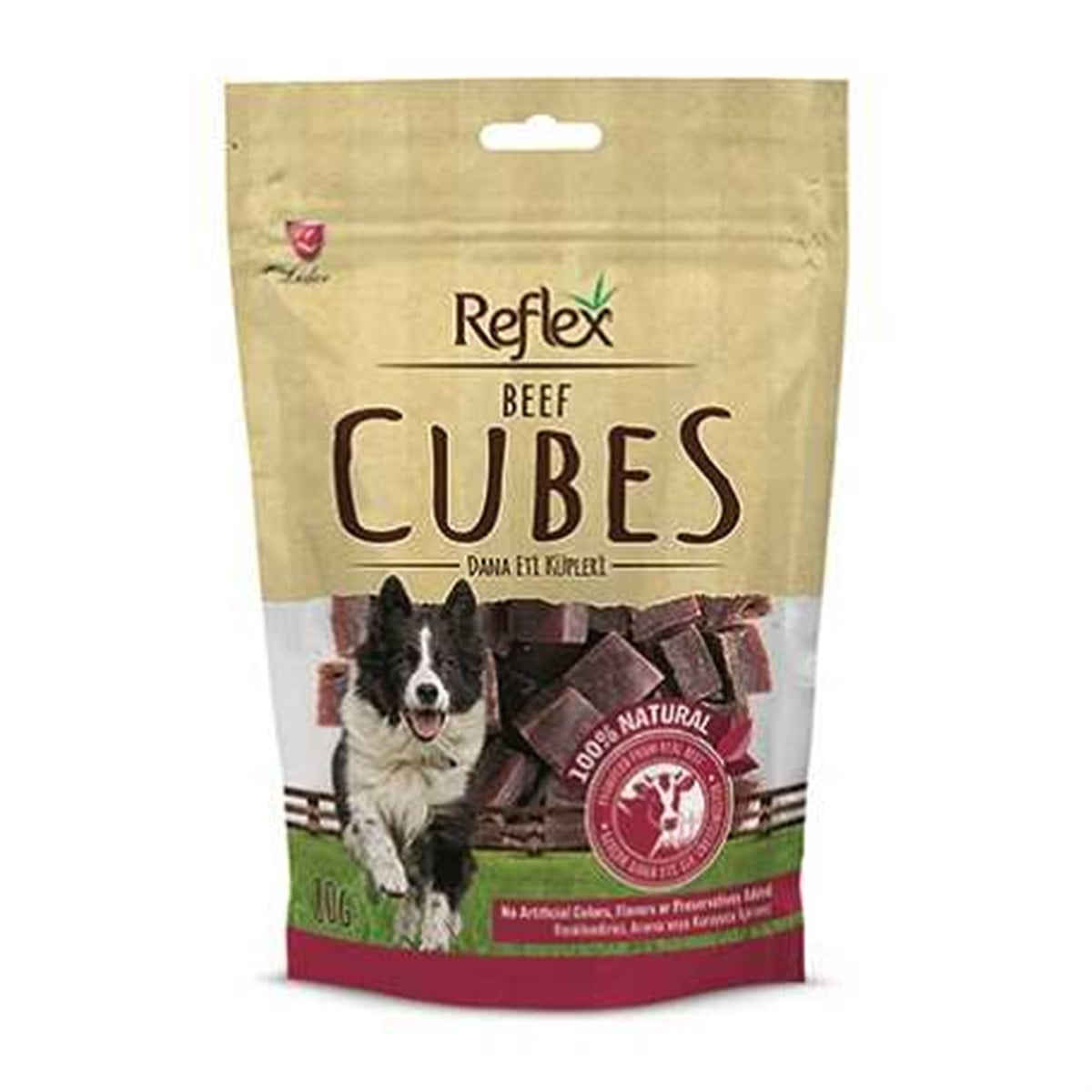 Reflex Biftekli Dilim Küp Köpek Ödülü 80 Gr