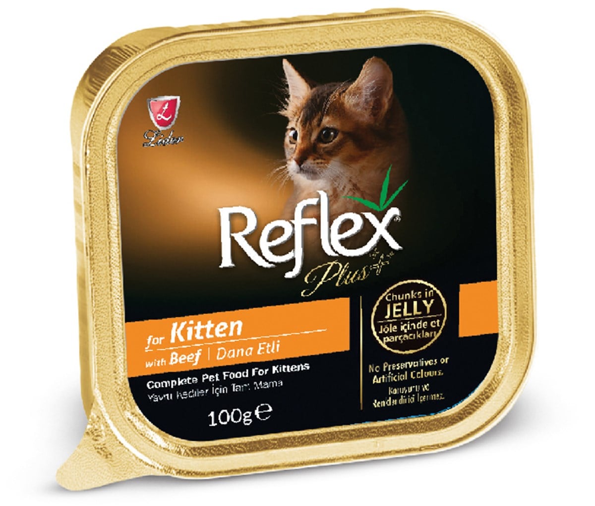 Reflex Plus Tavuklu Jöleli Yavru Kedi Konservesi 100 GR