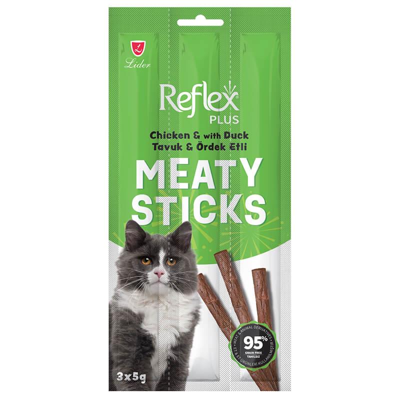 Reflex Tavuklu Ördekli Kedi Ödül Çubuğu 5 Gr 3 Adet