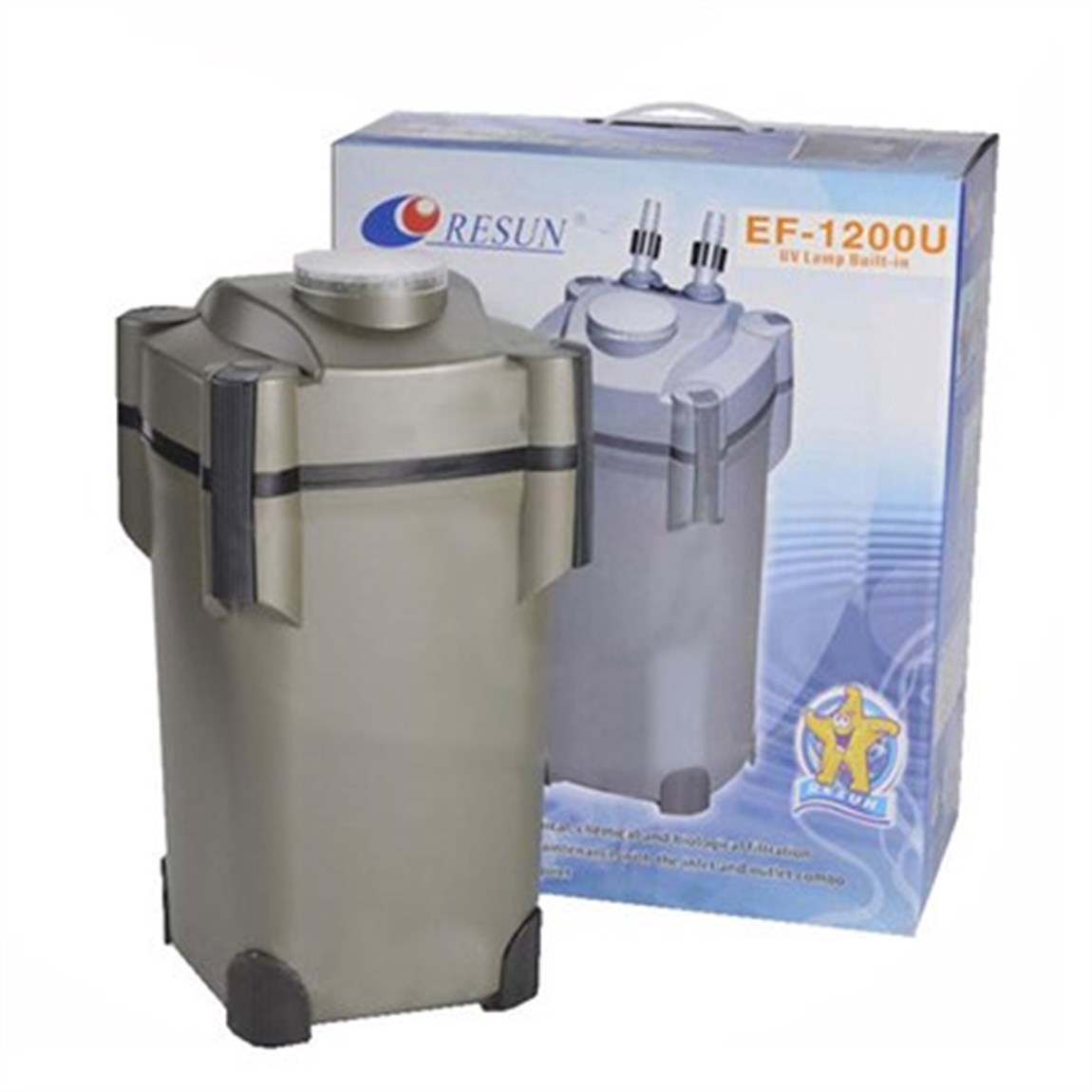 Resun EF-1200 Akvaryum External Filter Ultra Violeli Dış Filtre