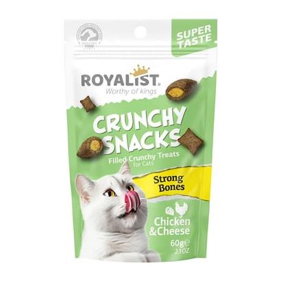 Royalist Crunchy Snacks Chicken Cheese  Kedi Ödül Maması 60 GR