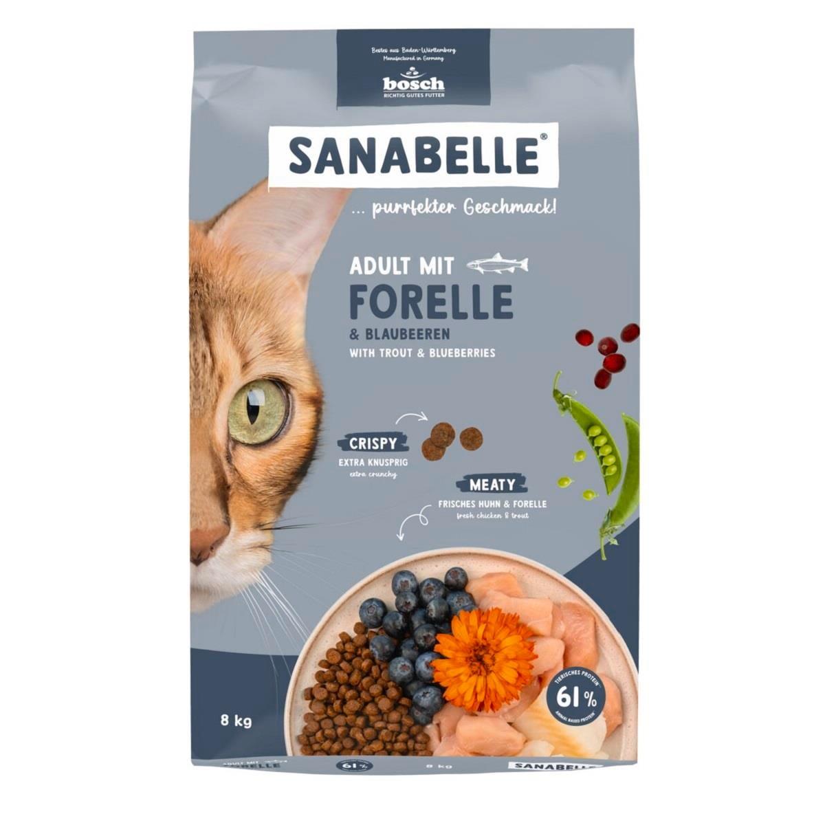 Sanabelle Adult Alabalıklı Yetişkin Kedi Maması 8 Kg