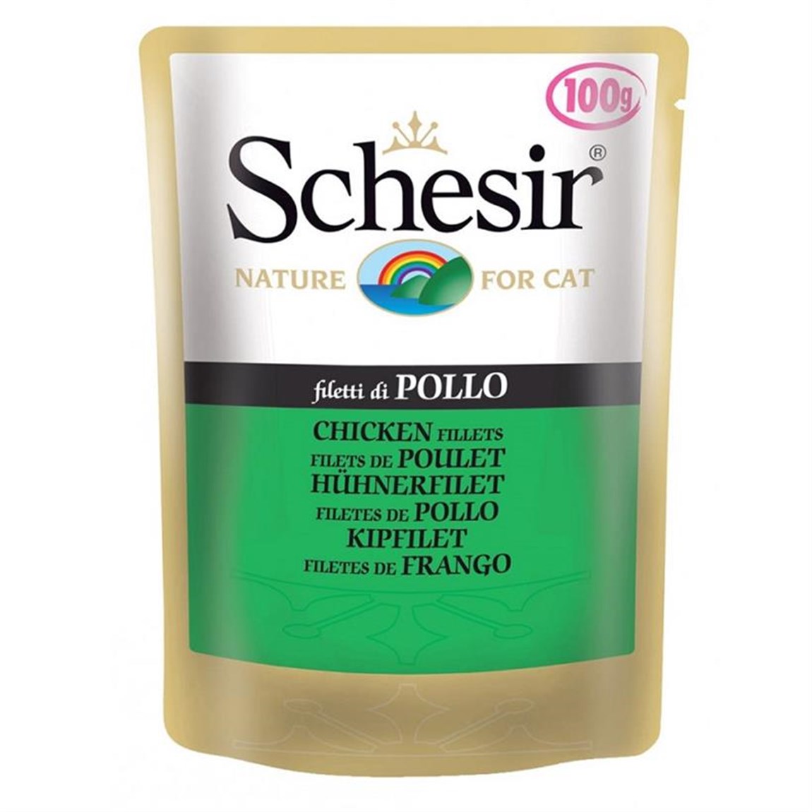 Schesir Tavuklu Fileto Pouch Kedi Konservesi 100 Gr