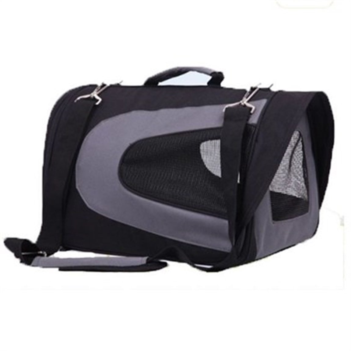 Senful  Kedi Köpek Uçak Taşıma Çantası XL 59x29x29cm Siyah