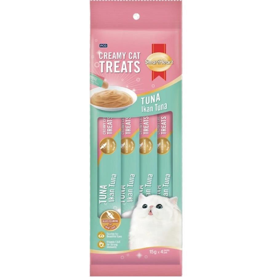 SmartHeart Ton Balıklı Krema Kedi Ödülü 4x15 gr