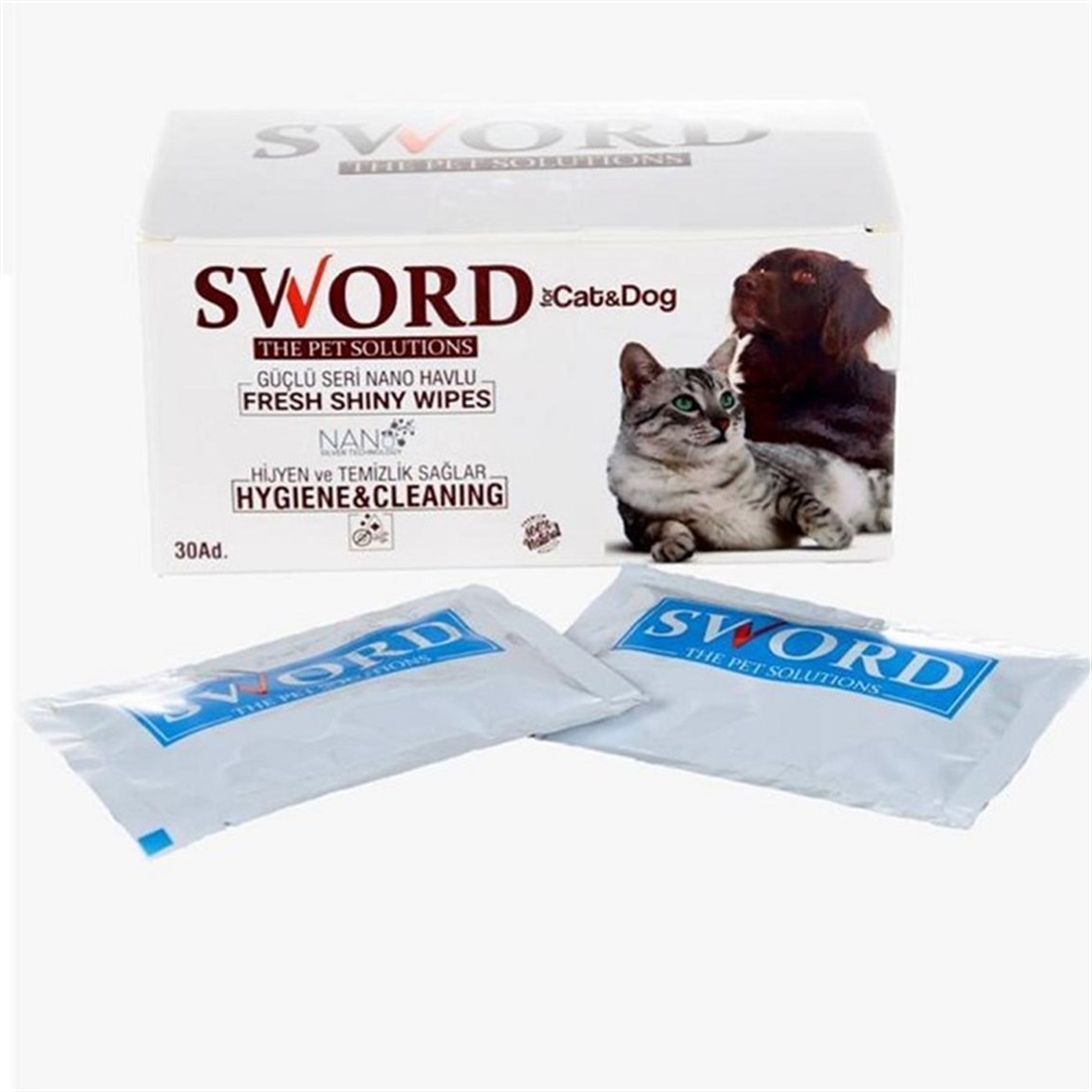 Sword Nano Fresh Shıny Wıpes Hijyen Ve Temizlik Mendili 30