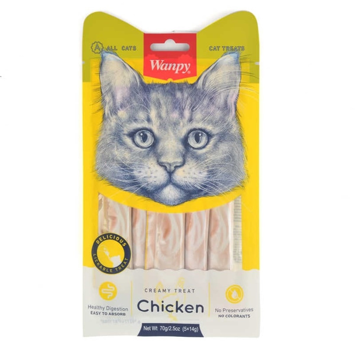 Wanpy Tavuklu Likit Kedi Ödülü 4x15gr