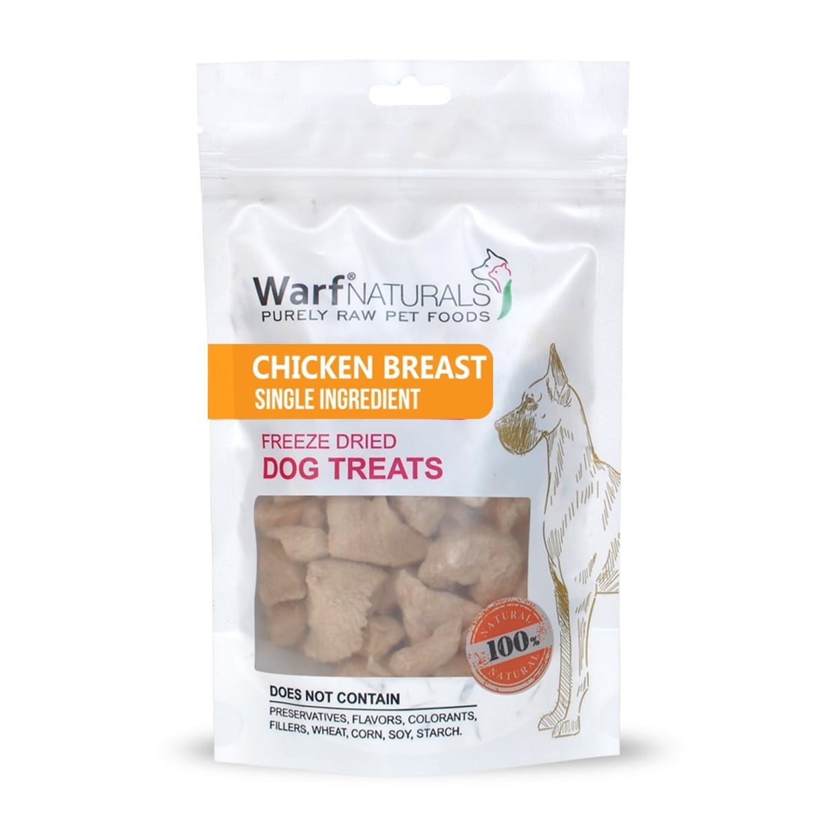 Warf Freeze Dry Doğal Köpek Ödülü Tavuklu 40 GR