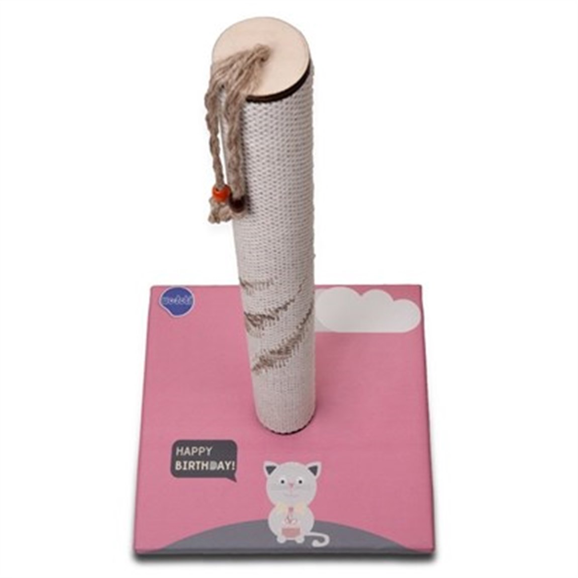 Wodoti Renkli Baskılı Kedi Tırmalama Tahtası