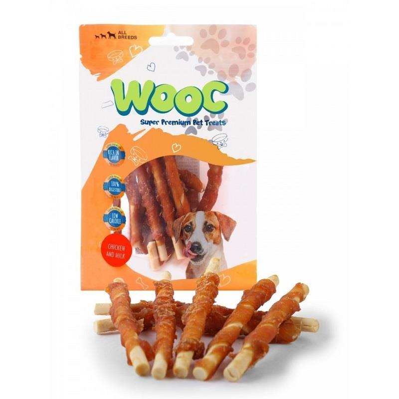 Wooc Dog Tavuk Sargılı Sütlü Stick Ödül Maması 80 Gr