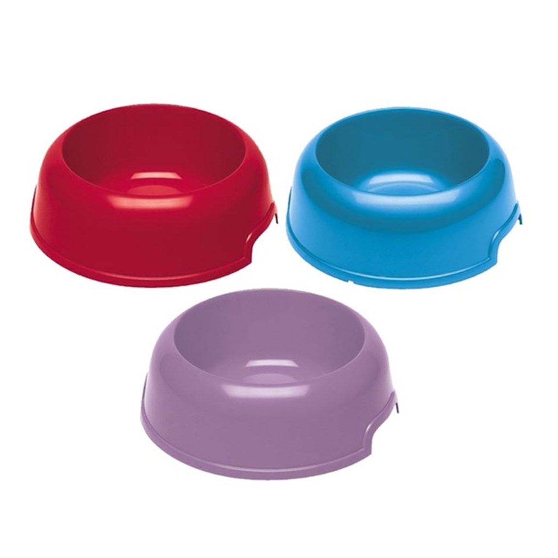 Yuvarlak Plastik Kedi Mama Ve Su Kabı 250 ml