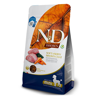 N&D Brown Kuzu Etli Mini Irk Yetişkin Köpek Maması 5 Kg