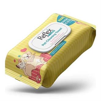 Reflex Care Evcil Hayvanlar İçin Temizlik Havlusu Nergis Çiçeği Kokulu 50'Li